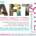 WPENS Art & Wine with Friends Fundraiser-Saturday January 24, 6 – 8:30 pm