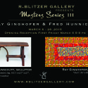 Masters Series III- Ray Ginghofer and Fred Hunnicutt. March 6 – 28, 2015. Gallery hours Tuesday – Saturday,11 am – 5 pm