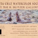 Santa Cruz Watercolor Society-August 4-26-First Friday August 4 5-9 pm