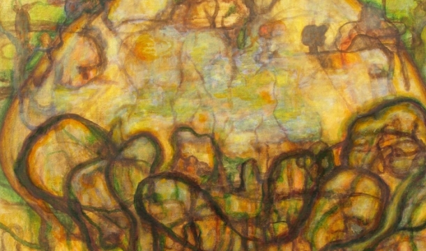 Golden Planet - Joohee Kim Miller - oil painting - 2015